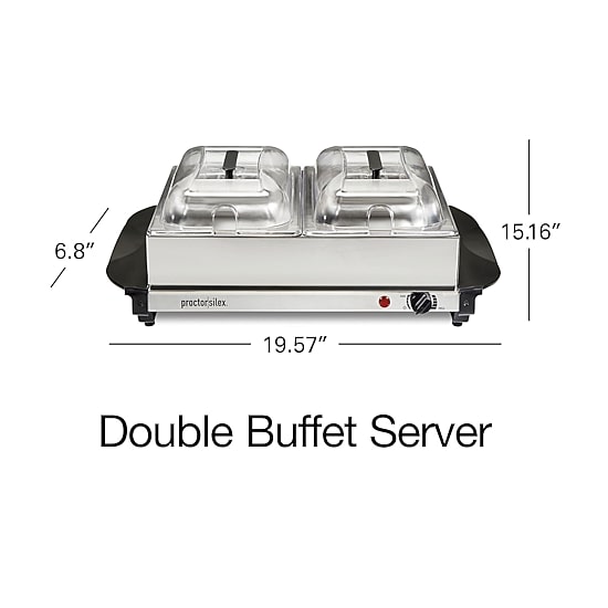 Proctor Silex Double Buffet Server