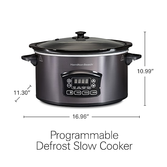 Hamilton Beach Programmable Defrost Slow Cooker