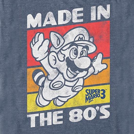 Mens Short Sleeve Super Mario Graphic T-Shirt