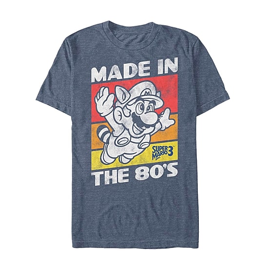 Mens Short Sleeve Super Mario Graphic T-Shirt