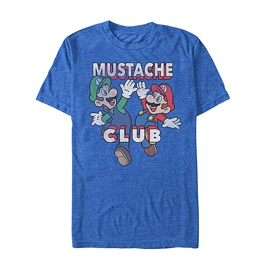 Mens Short Sleeve Super Mario Graphic T-Shirt