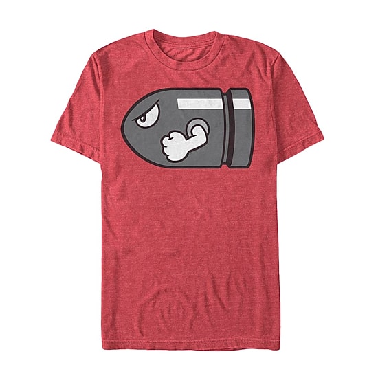 Mens Short Sleeve Super Mario Graphic T-Shirt