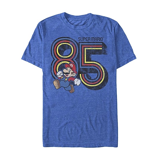 Mens Short Sleeve Super Mario Graphic T-Shirt