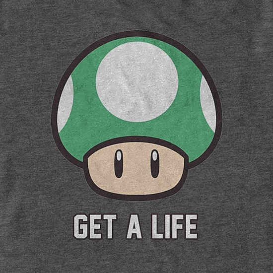 Mens Short Sleeve Super Mario Graphic T-Shirt