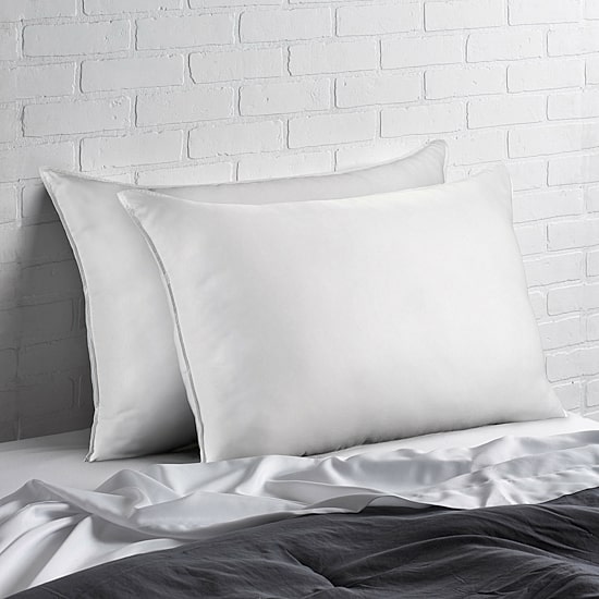 Ella Jayne Signature Plush Firm Allergy-Resistant Down Alternative Gel Filled Side/Back Sleeper Pillow Set of 2
