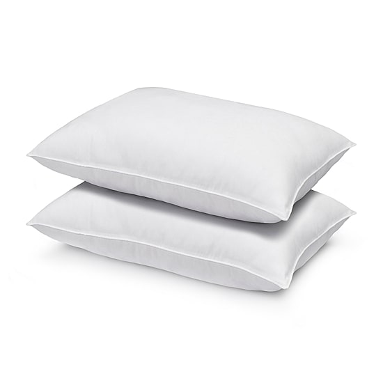 Ella Jayne Signature Plush Firm Allergy-Resistant Down Alternative Gel Filled Side/Back Sleeper Pillow Set of 2