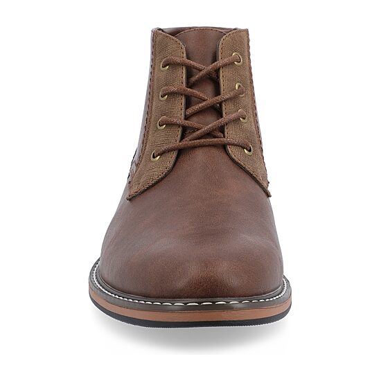 Vance Co Mens Franco Block Heel Chukka Boots