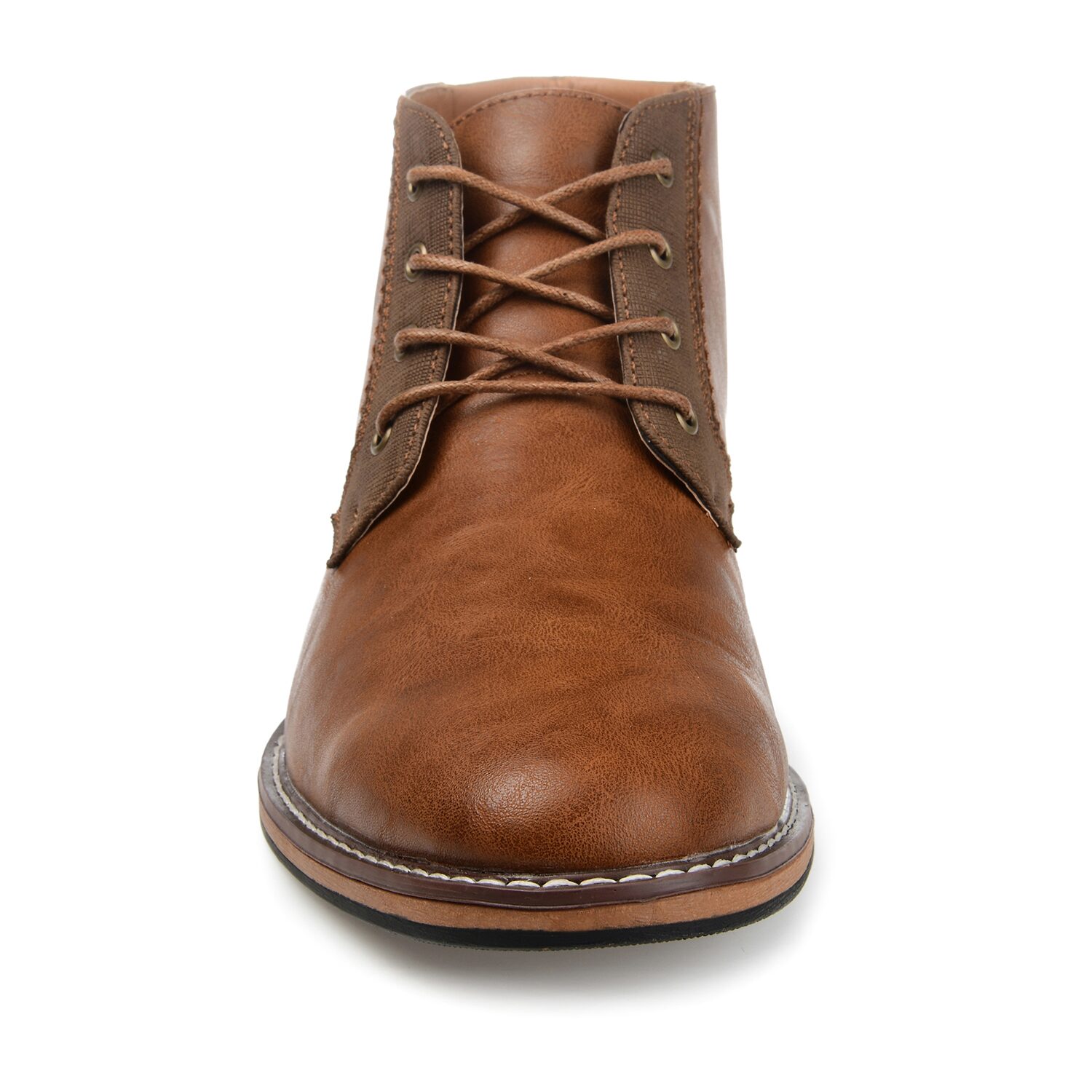 Vance Co Mens Franco Block Heel Chukka Boots