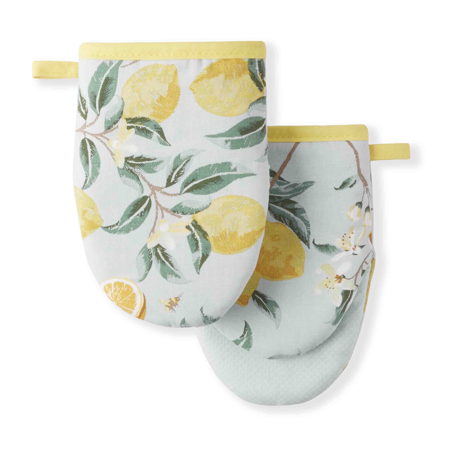 Martha Stewart Lemon Whimsy Mini 2-pc. Oven Mitt Set