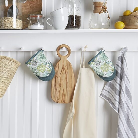 Martha Stewart Succulent Mini 2-pc. Oven Mitt Set