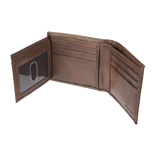 J. Ferrar Mens Rfid Blocking Traveler Wallet