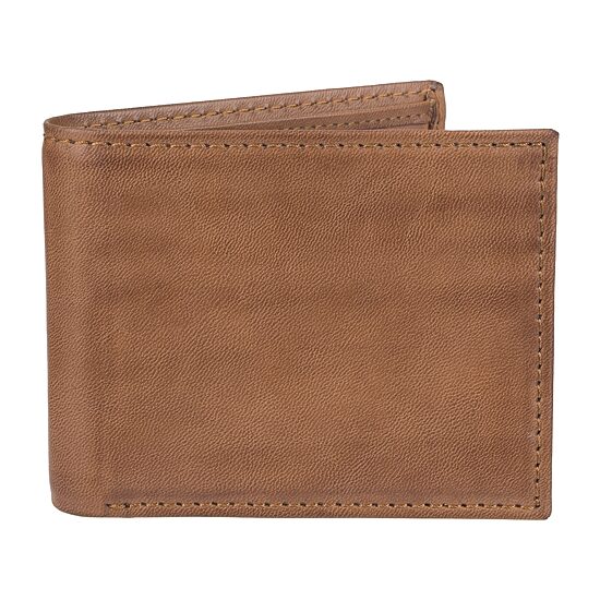J. Ferrar Mens Extra Capacity RFID Blocking Bifold Wallet