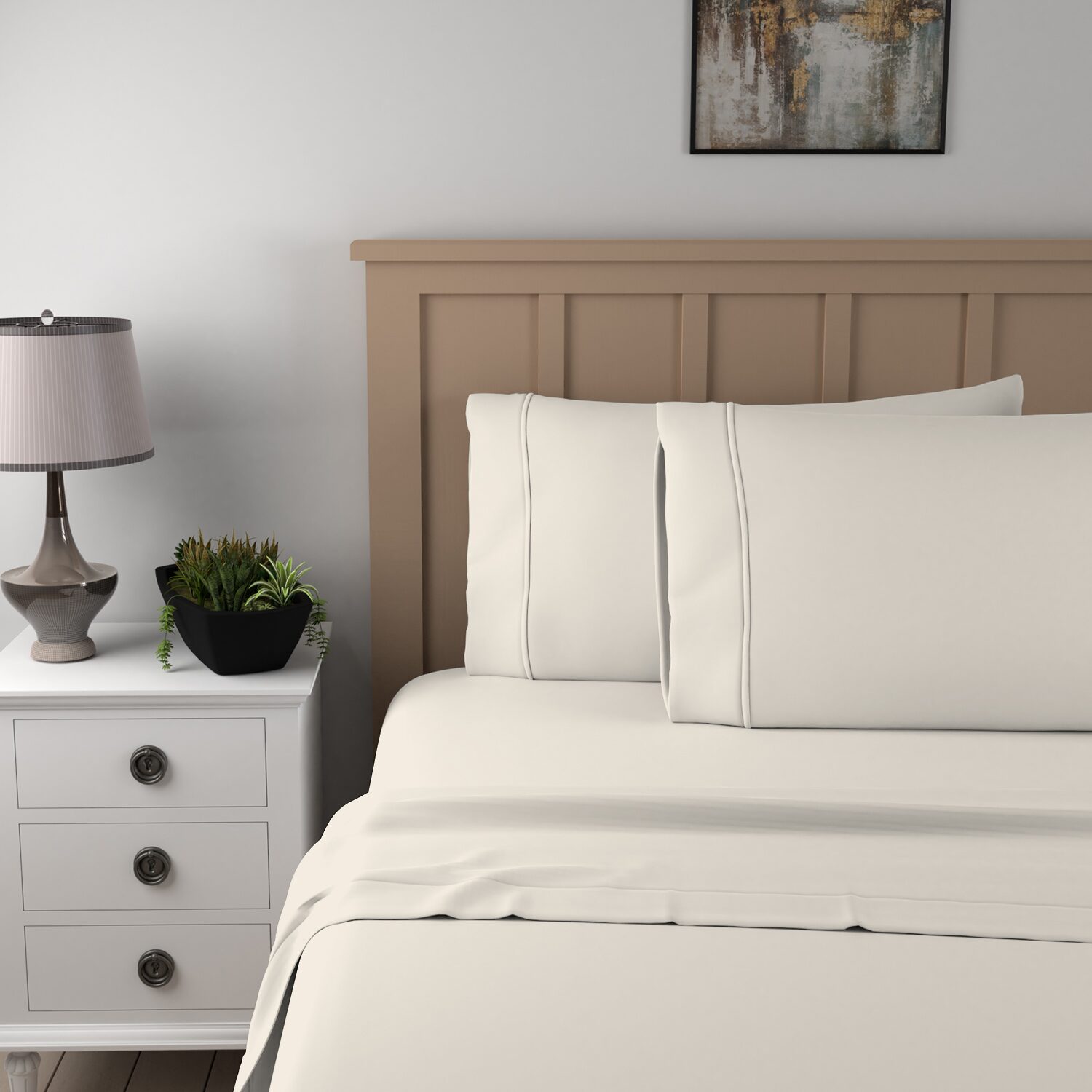 Purity Home 100% Organic Cotton Eco-Friendly & Lightweight Sheet Set Pillowcases