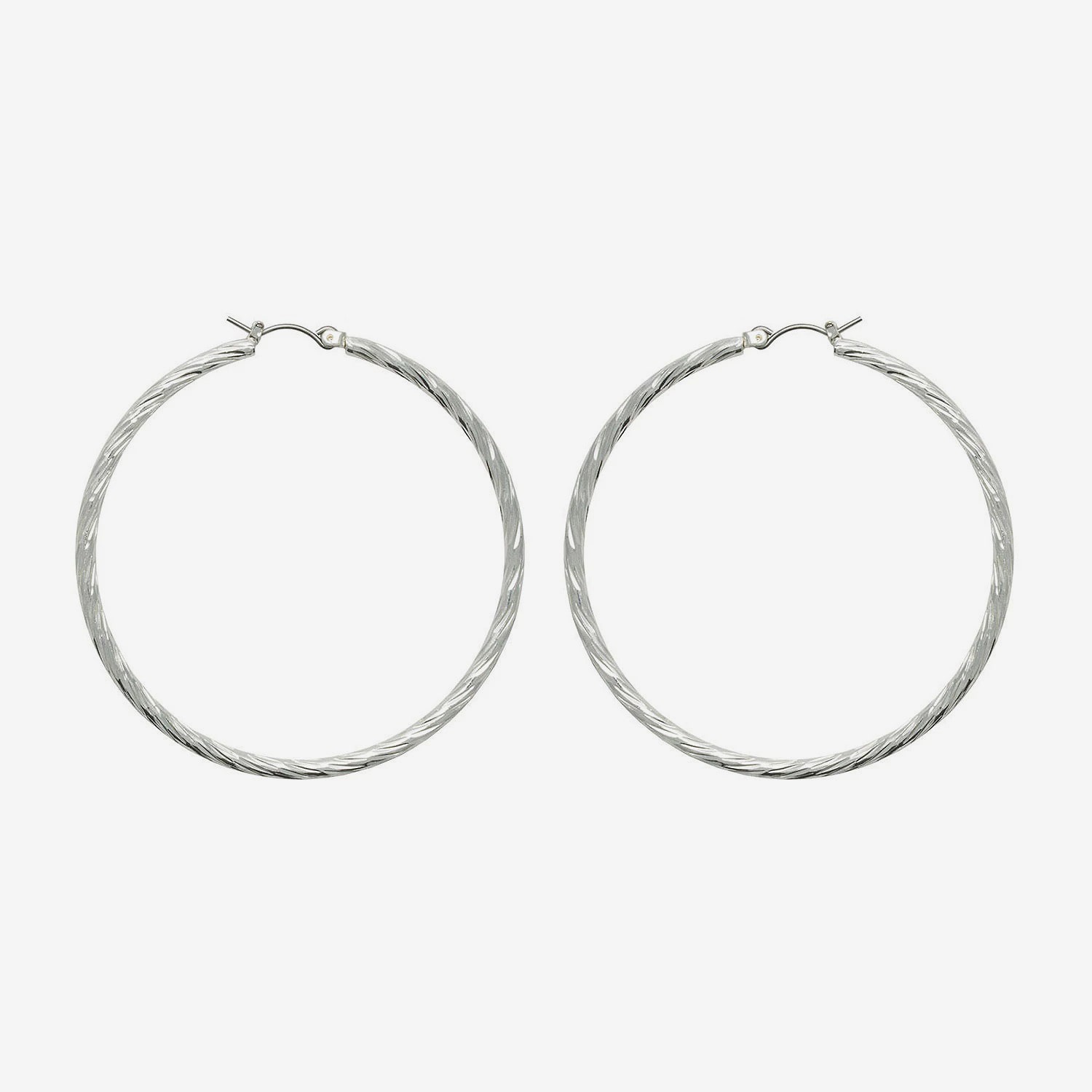 Mixit Womens 55mm Hoop Earrings
