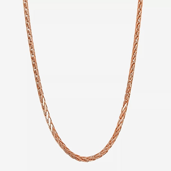 14K Gold Wheat Chain Necklace