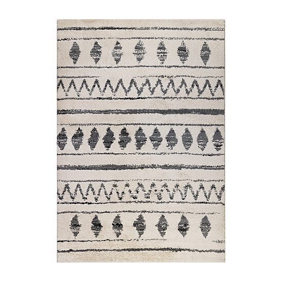 Amer Rugs Aspen Clara Geometric Shag Washable Indoor Rectangular Runner