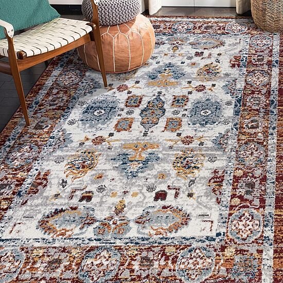 Amer Rugs Alexandria Xyryl Floral Indoor Rectangular Runner