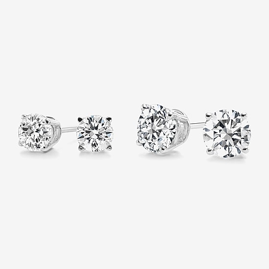 Ever Star 1/2 CT. T.W. Lab-Grown (G / SI1-SI2) Diamond 10K or 14K Gold Round Stud Earrings