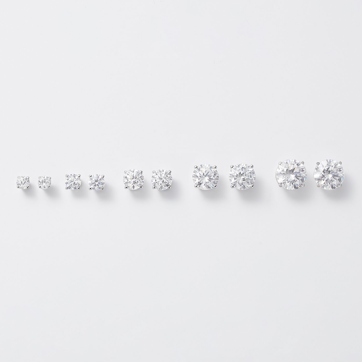 Ever Star 1 CT. T.W. Lab-Grown (G / SI1-SI2) Diamond 10K or 14K Gold Round Stud Earrings