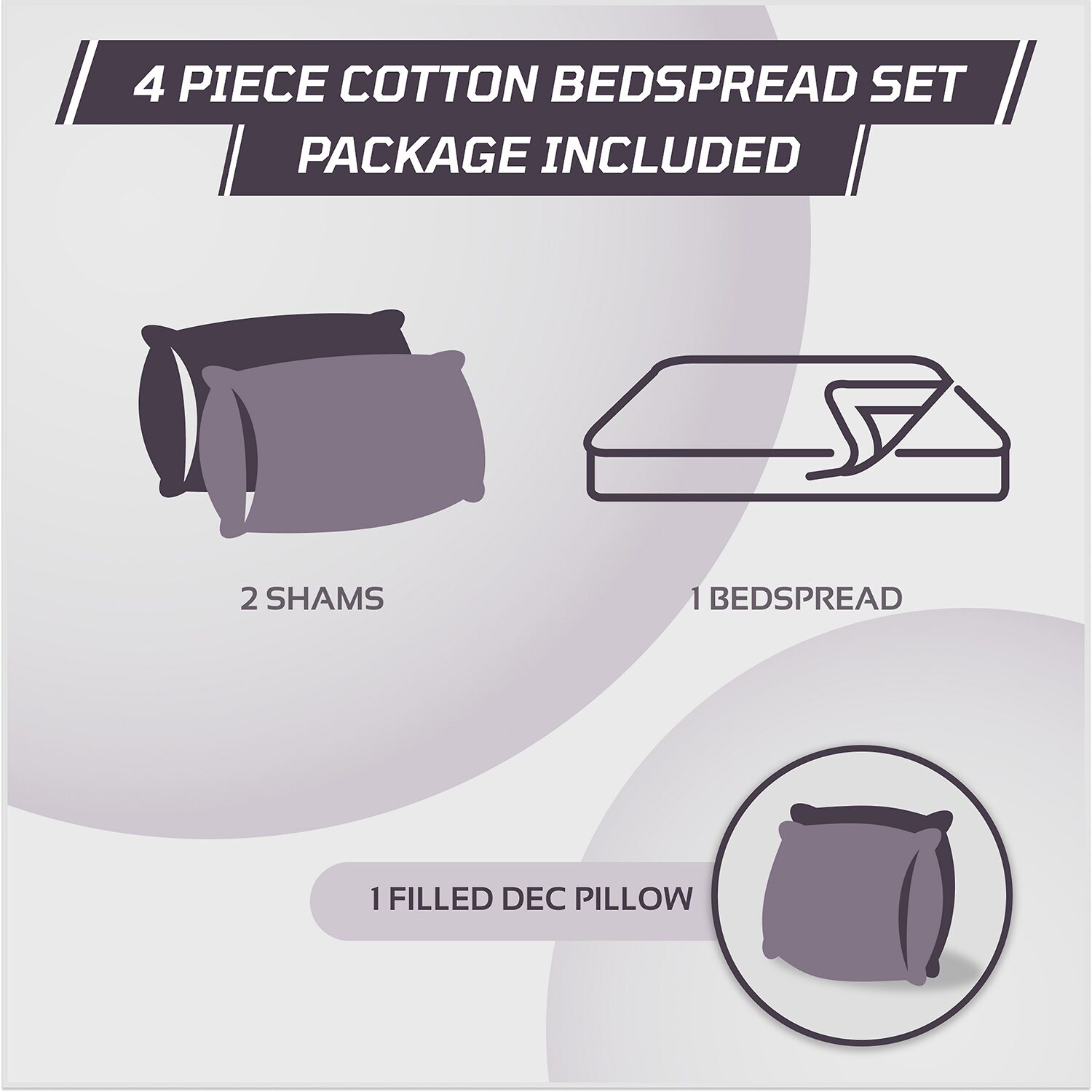 Better Trends Charleston 3-pc. Bedspread Set