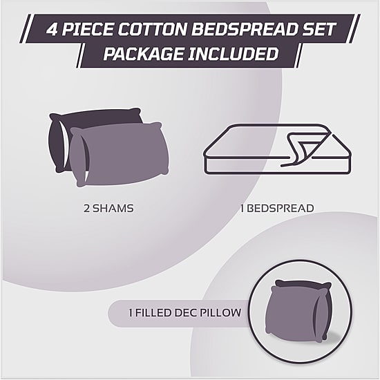 Better Trends Charleston 3-pc. Bedspread Set