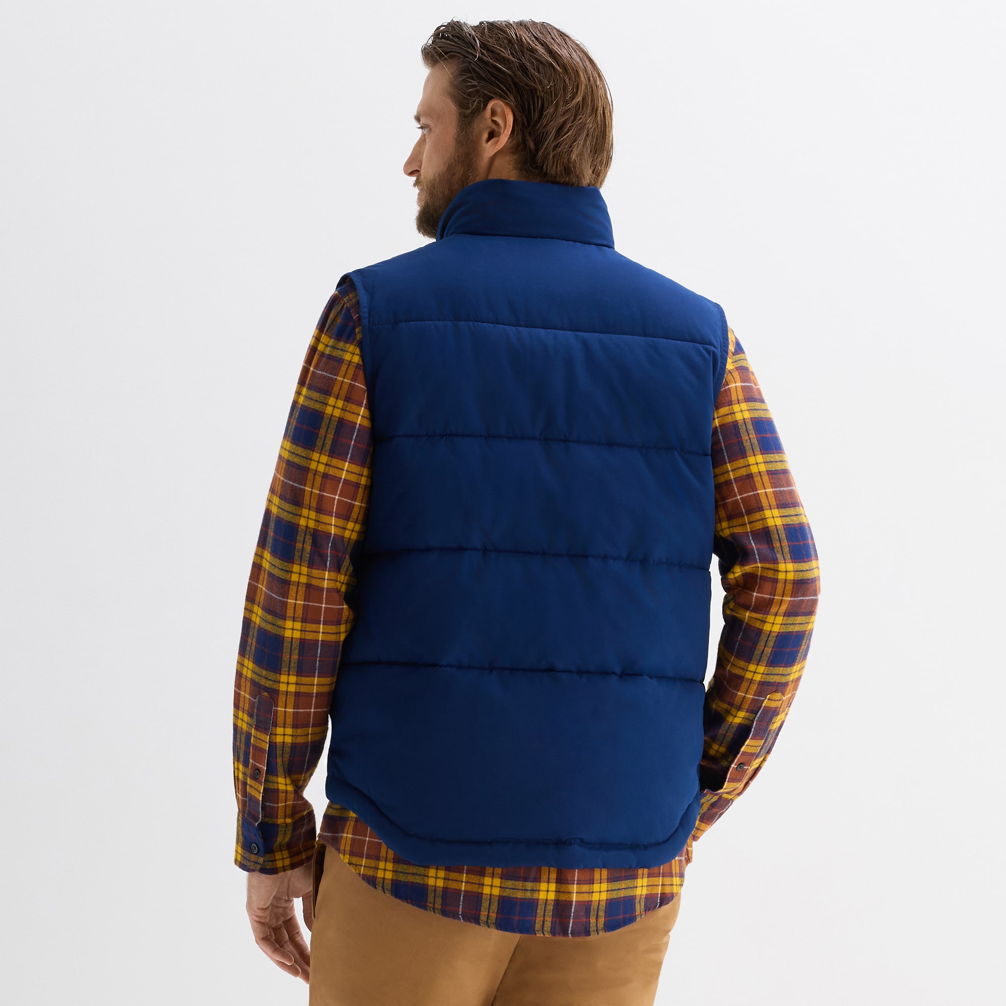 St. John's Bay Quilted Cargo Mens Heavyweight Puffer Vest