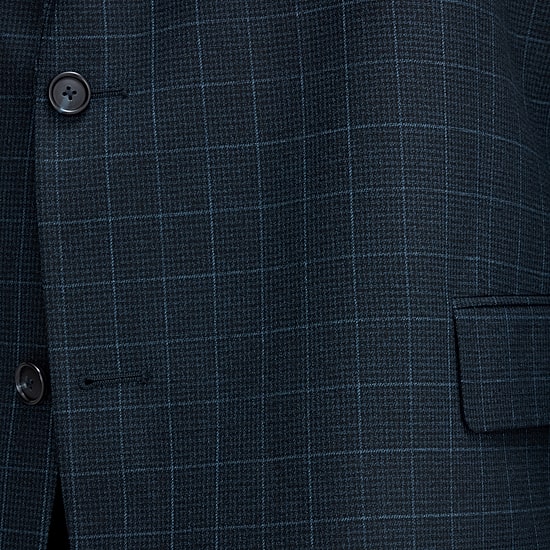 Stafford Coolmax All Season Ecomade Mens Classic Fit Plaid Big and Tall Suit Jacket