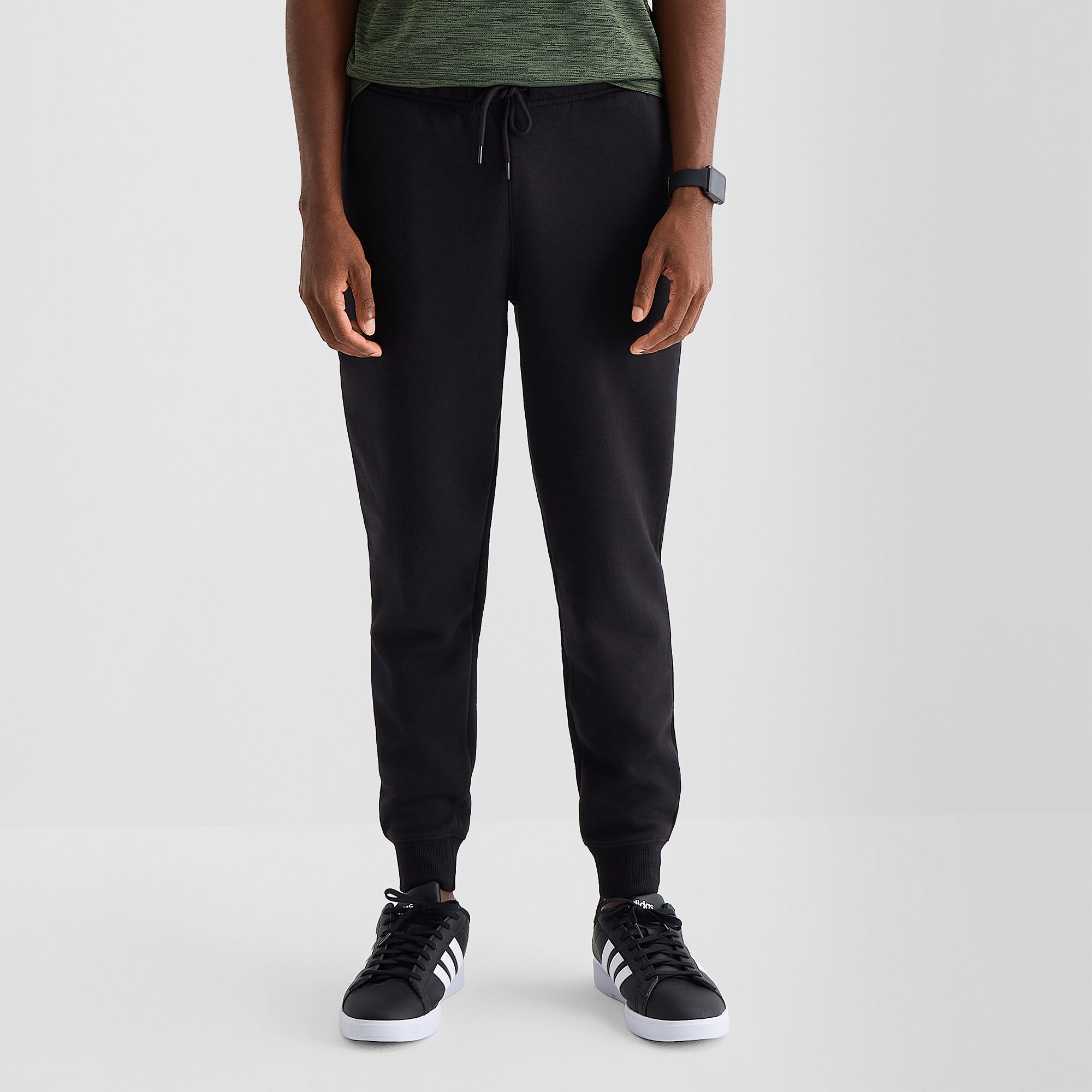 Xersion Quick Dry Cotton Blend Mens Cuffed Regular Fit Fleece Active Jogger Pant