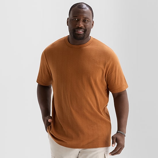 Shaquille O'Neal XLG™ Mens Crew Neck Short Sleeve Big and Tall T-Shirt
