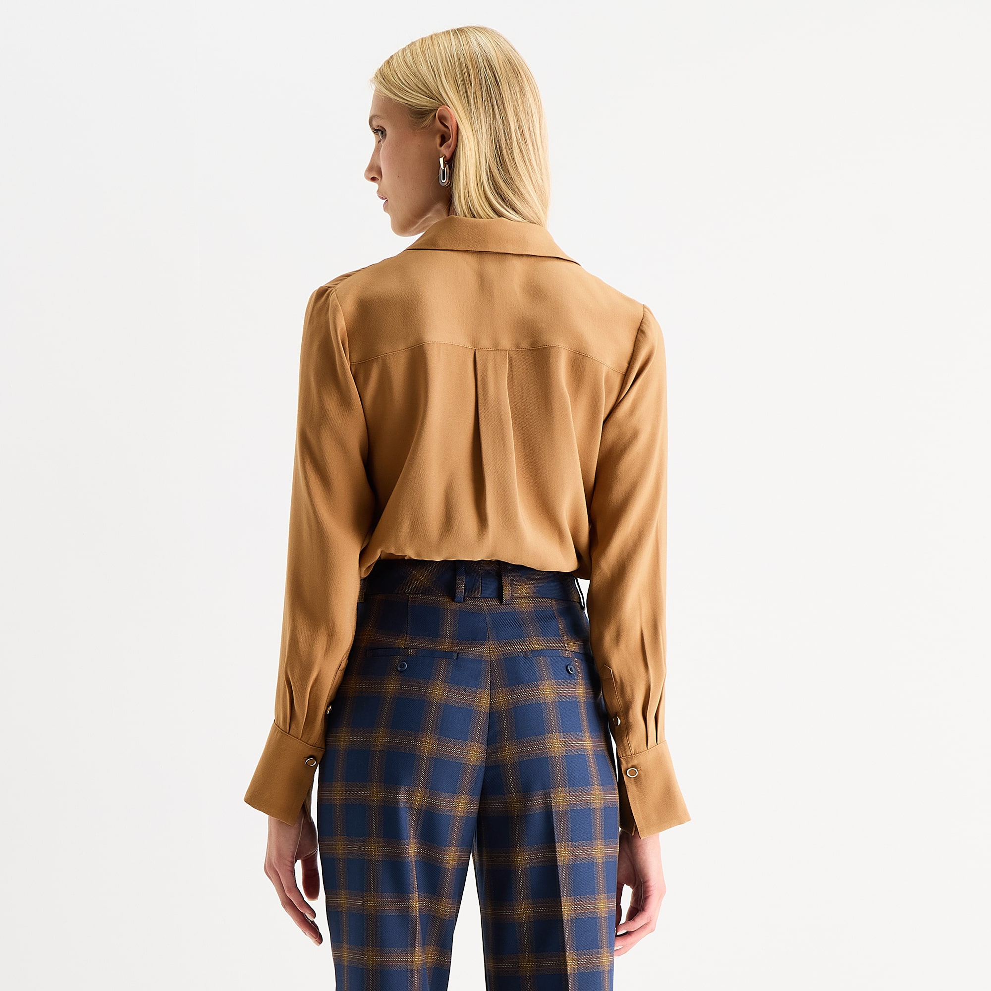 Worthington Womens Long Sleeve Blouse