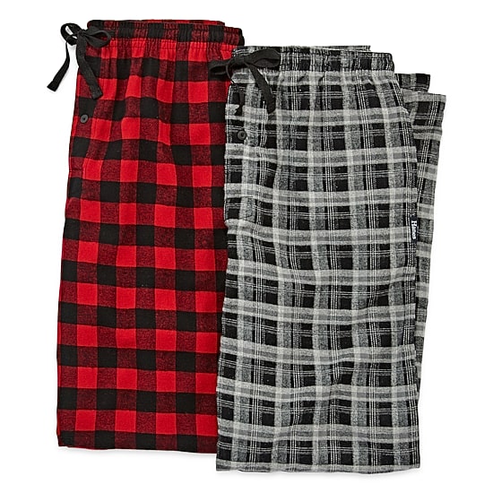 Hanes® 2-pk. Flannel Pajama Pants