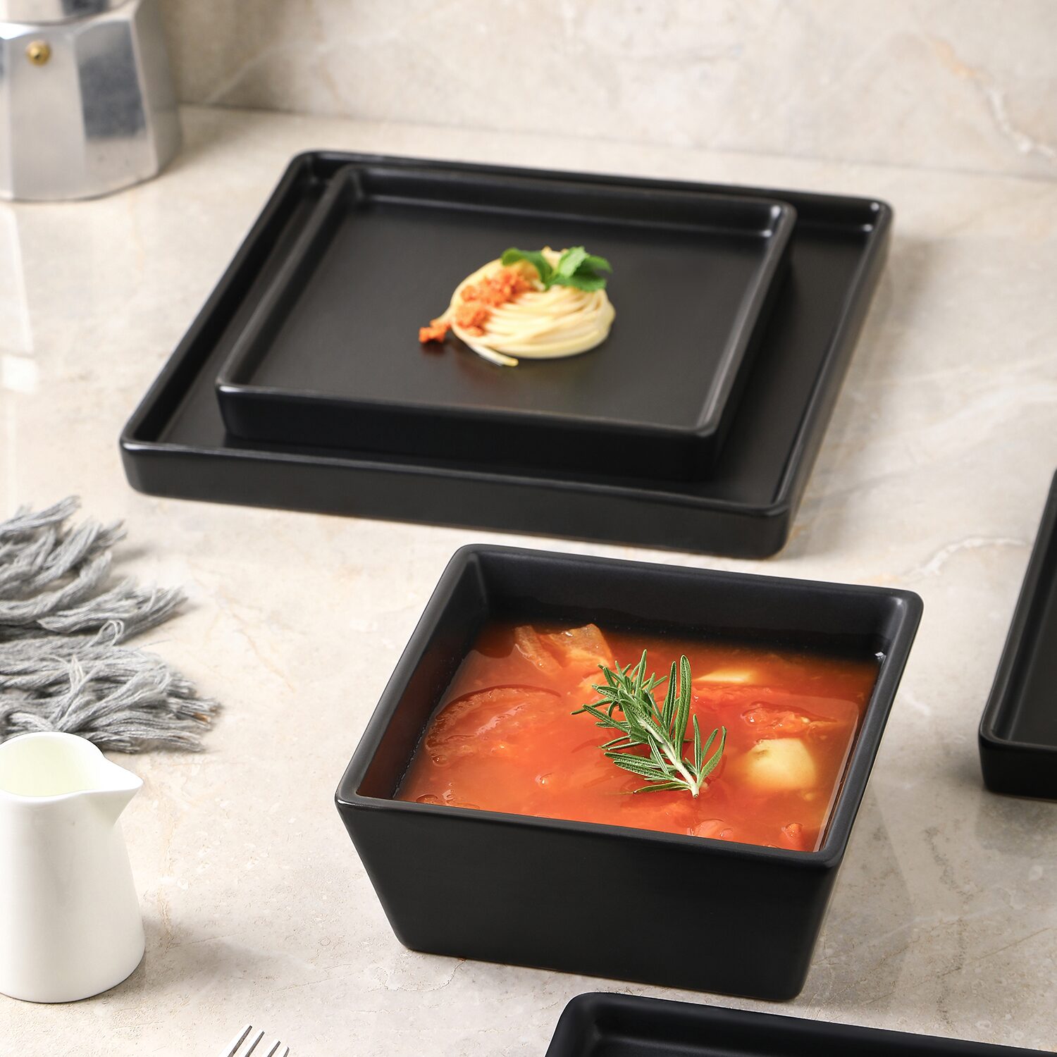 Stone + Lain Grace 12 Piece Dinnerware Set