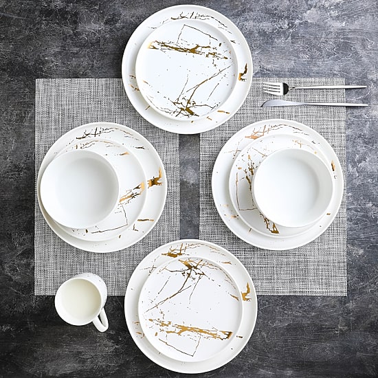 Stone + Lain Zora 16 Piece Dinnerware Set