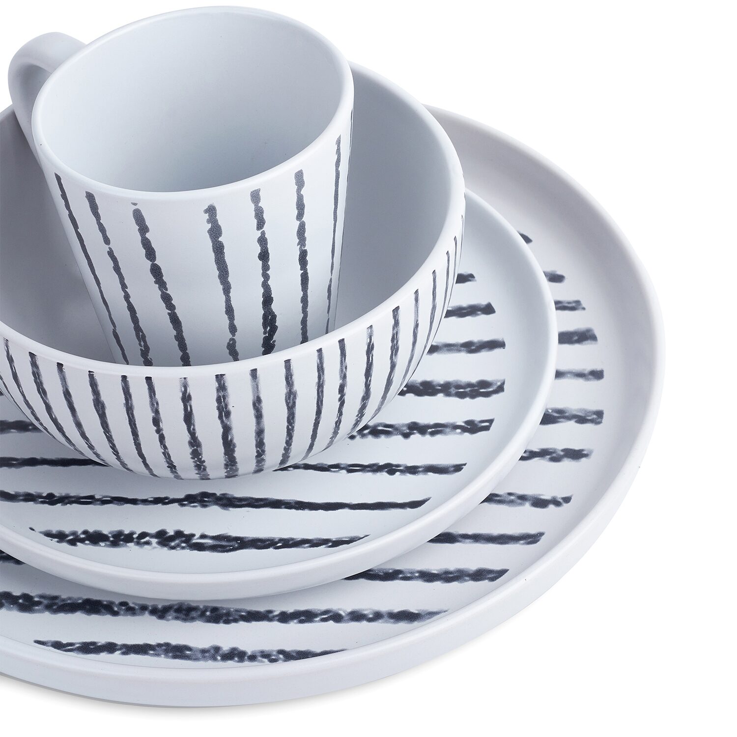 Stone + Lain Nova 16-pc. Stoneware Dinnerware Set