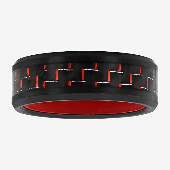 Mens 8MM Tungsten Wedding Band