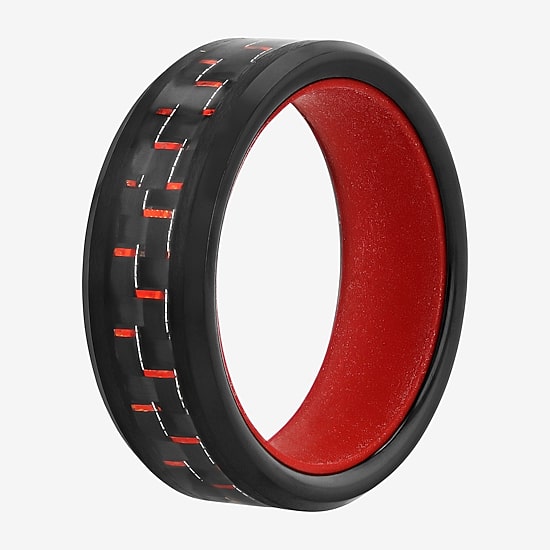 Mens 8MM Tungsten Wedding Band