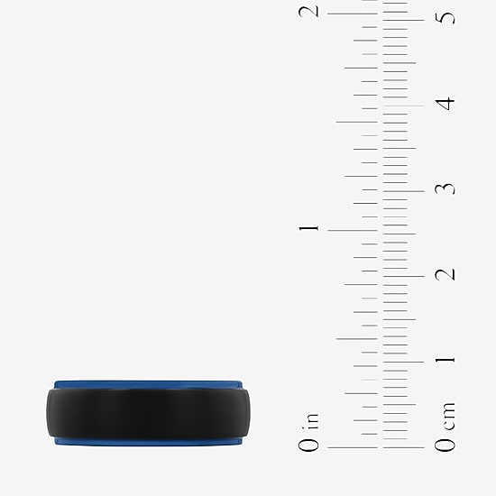 Mens 8MM Tungsten Wedding Band