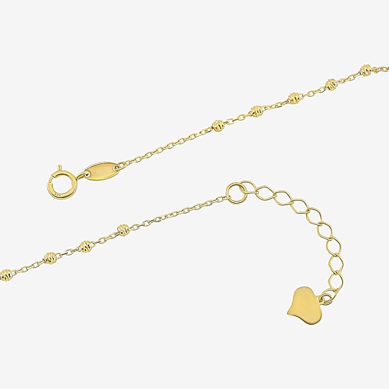 Womens 14K Gold 17 Inch Pendant Necklace