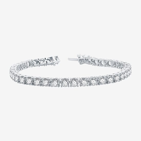 8 Ct.T.W. Womens Natural Diamond 10K Gold 7.5 Inch Tennis Bracelet