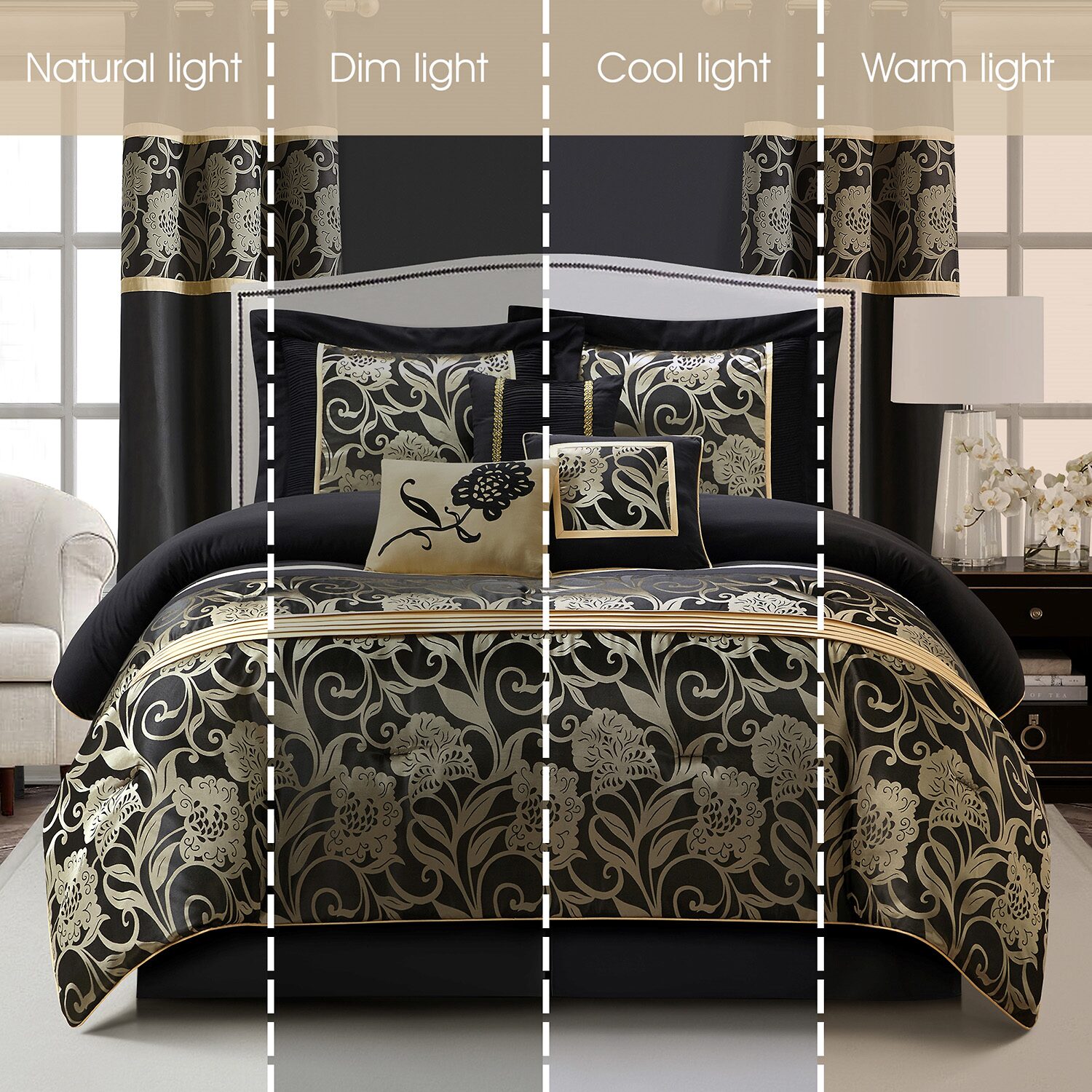 Stratford Park Katelin 9-pc. Lightweight Comforter Set