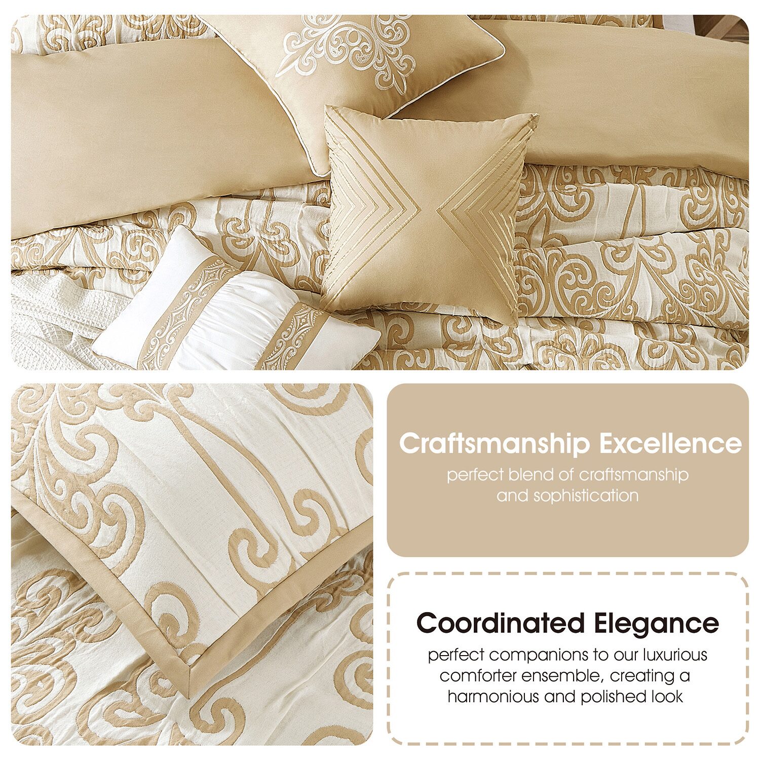 Stratford Park Alethea 9-pc. Lightweight Comforter Set