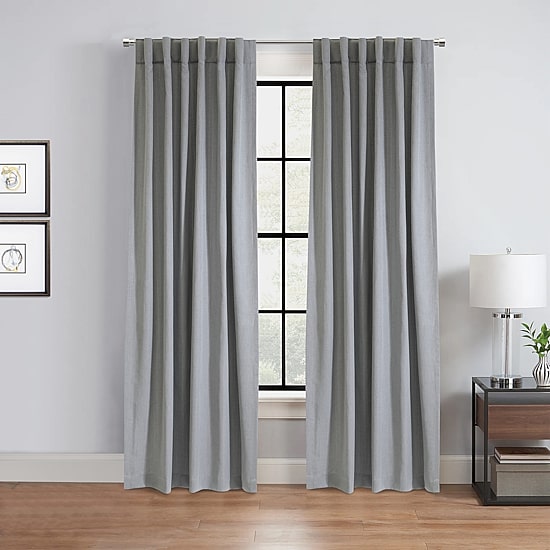 Habitat Mulberry Rod Pocket Back Tab Light-Filtering Single Curtain Panel