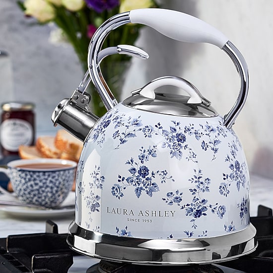 Laura Ashley Stove Top 10-Cup Tea Kettle