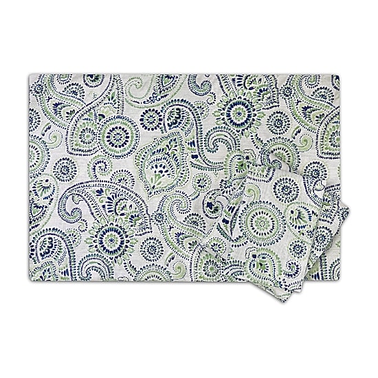 Sweet Home Collection™ Modern Paisley Printed Sheet Set, Double Brushed Microfiber