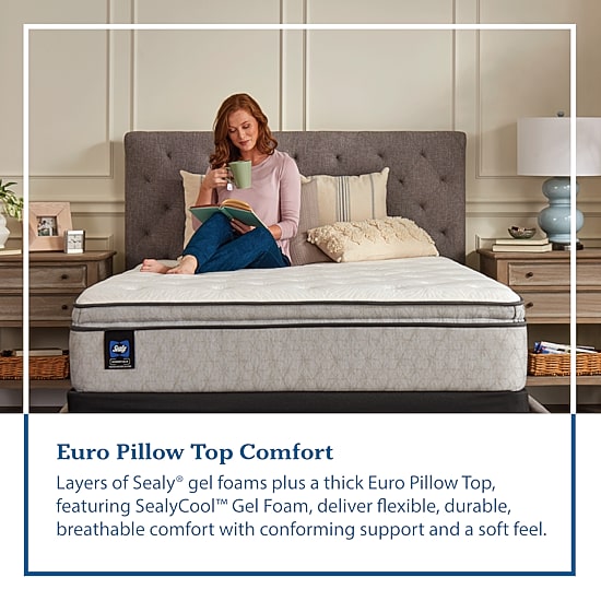 Sealy Masterbrand Essentials Myrtle 13" Soft Pillow Top - Mattress Only	