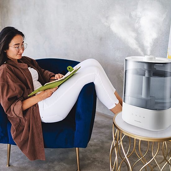 HoMedics Top-Fill Warm + Cool 60hr Ultrasonic Humidifier