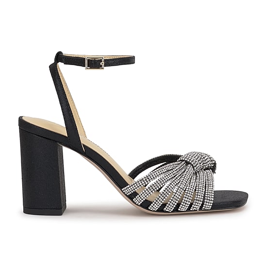 JS Jessica Simpson Sennsol Womens Round Open Toe Block Heel Pumps