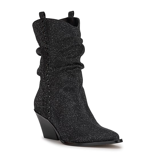 JS Jessica Simpson Womens Zolini Stacked Heel Cowboy Boots