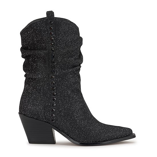 JS Jessica Simpson Womens Zolini Stacked Heel Cowboy Boots
