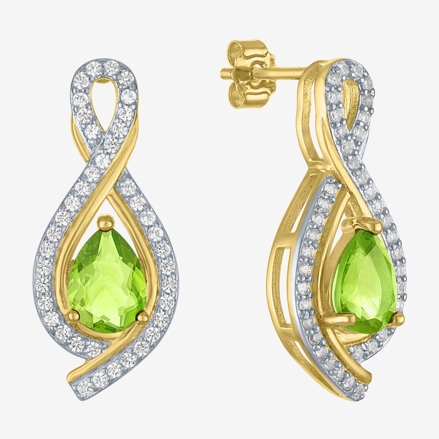 Womens Gemstone 14K Gold Over Silver 2-pc. Pear Jewelry Set